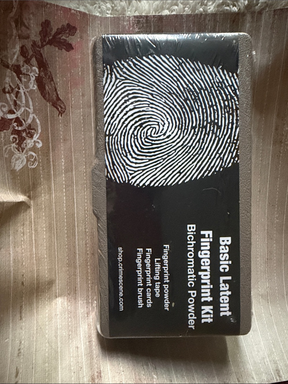 Basic Latent Fingerprint Kit - Black Bichromatic Powder